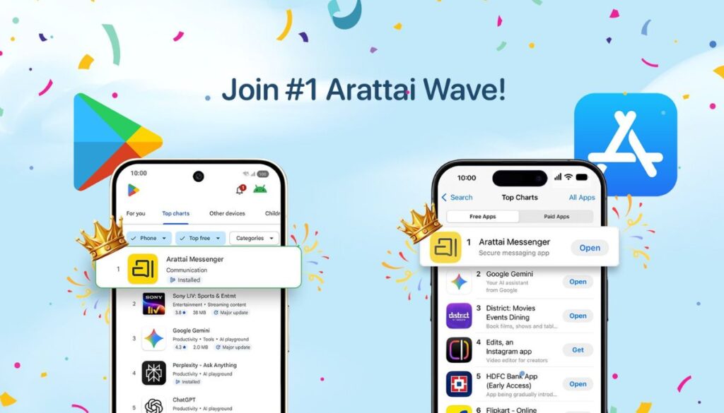 Arattai, Zoho’s homegrown messaging app, just rocketed to No. 1