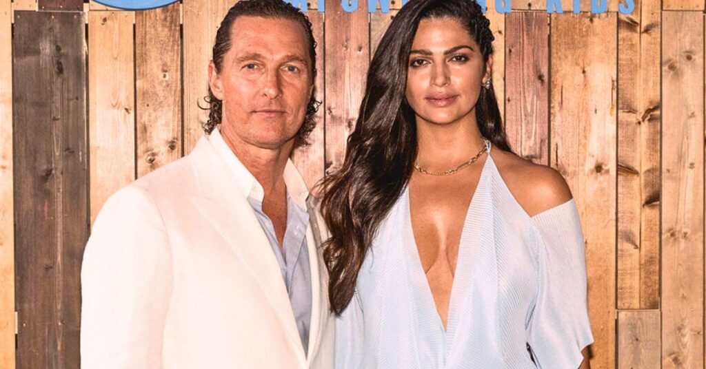 Before getting married, Matthew McConaughey's mother chastised him for having a child "out of order" with Camila Alves. Camilla Alves and Matthew McConaughey tied the knot in 2012. Images from Getty