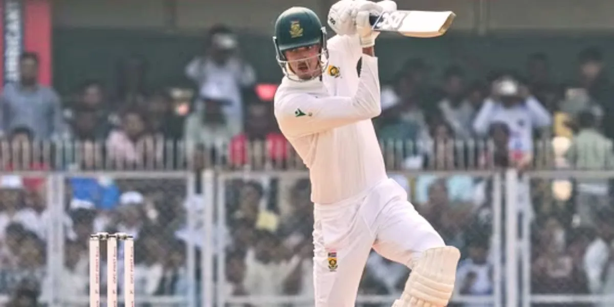 India vs. South Africa Live Score, Second Test Day 2 Marco Jansen of South Africa takes a shot