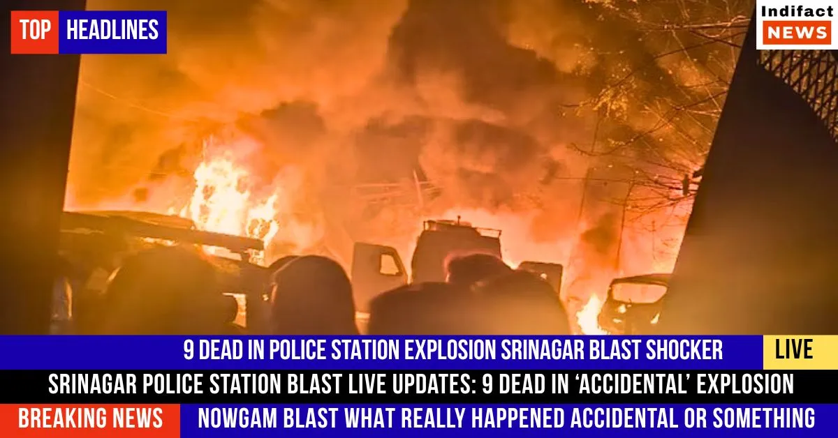 Srinagar Police Station Blast LIVE Updates: 9 Dead in ‘Accidental’ Explosion at Nowgam, MHA Rules Out Terror Angle