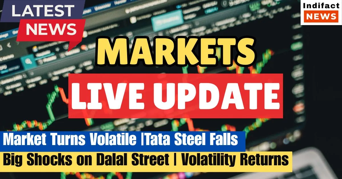 Stock Market Highlights Today | Sensex, Nifty Close Flat After Highly Volatile Today; Asian Paints, Motherson Lead Gains as Tata Steel Slides