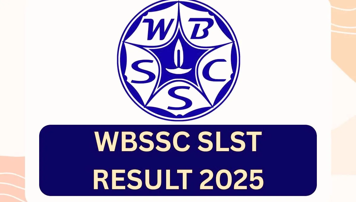 WBSSC SLST Result 2025