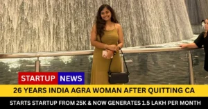26 years old Agra Woman After quitting CA prep. CREDIT: Vritika Agarwal, the founder of House of Aura