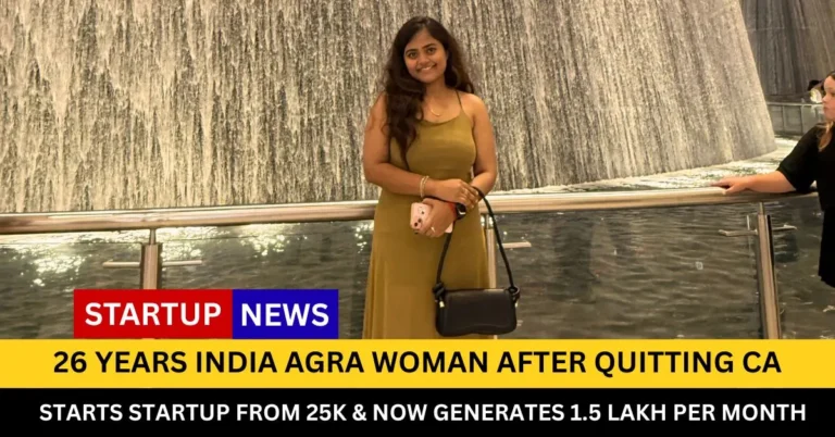 26 years old Agra Woman After quitting CA prep. CREDIT: Vritika Agarwal, the founder of House of Aura