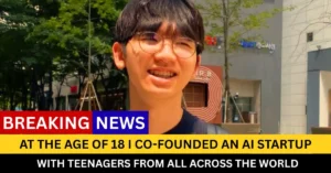 At the age of 18 I co-founded an AI startup with teenagers from all across the world. CREDIT: Alex Yang founded a startup with other high schoolers he met online. Courtesy of Alex Yang