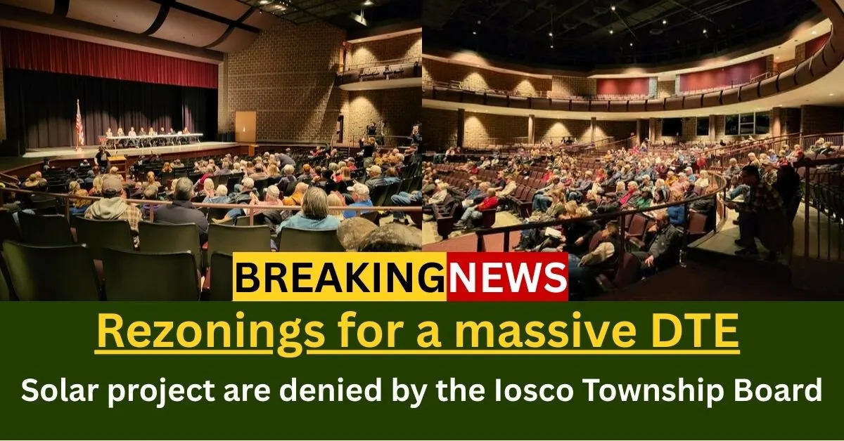 Rezonings for a massive DTE solar project