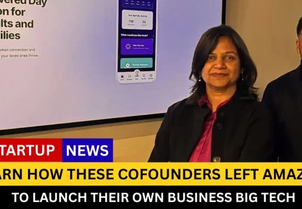 These cofounders left Amazon to launch their own business. CREDIT: Andy Ratsirason and Shalini Aggarwal, Tenafli.