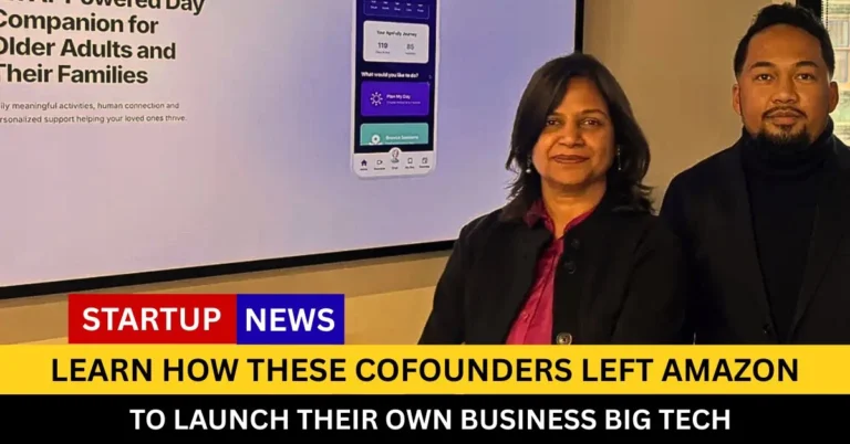 These cofounders left Amazon to launch their own business. CREDIT: Andy Ratsirason and Shalini Aggarwal, Tenafli.