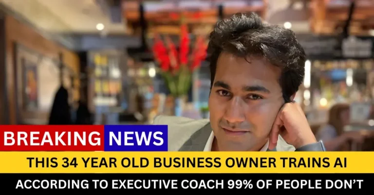This 34-year-old business owner trains AI. Source: Utkarsh Amitabh