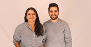 This couple used a camper van to run a side business. Image Credit: Courtesy of White Elephant Online. Leliah Kishbaugh and David Mancarella.