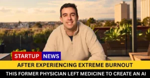 This former physician left medicine to create an AI tool. CREDIT: Dr. Thomas Kelly is the co-founder and CEO of Heidi.Courtesy of Thomas Kelly