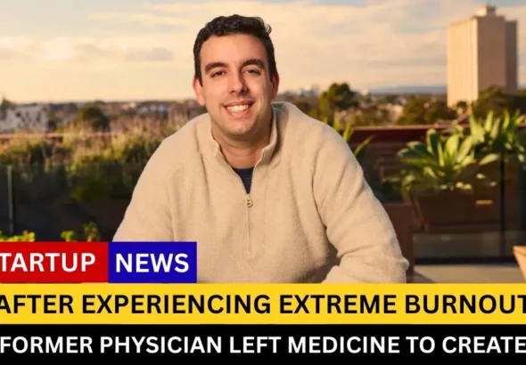 This former physician left medicine to create an AI tool. CREDIT: Dr. Thomas Kelly is the co-founder and CEO of Heidi.Courtesy of Thomas Kelly