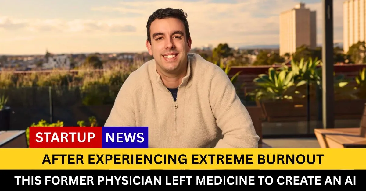 This former physician left medicine to create an AI tool. CREDIT: Dr. Thomas Kelly is the co-founder and CEO of Heidi.Courtesy of Thomas Kelly