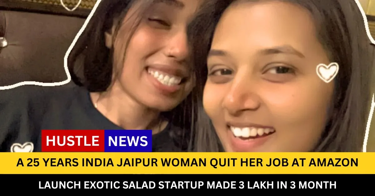 A 25 year-old India Jaipur woman quit her job at Amazon. CREDIT: Swati Patel & her Sister - Founder of Green Forest, a Jaipur-based healthy food brand