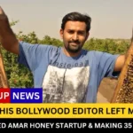 After leaving Mumbai to become a beekeeper meet this Bollywood editor founded Amar Honey startup. CREDIT: Amar Honey Founder